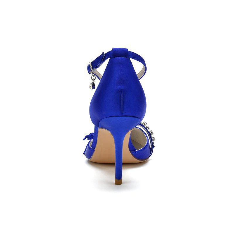 Pointed Toe Party Heels with Bow