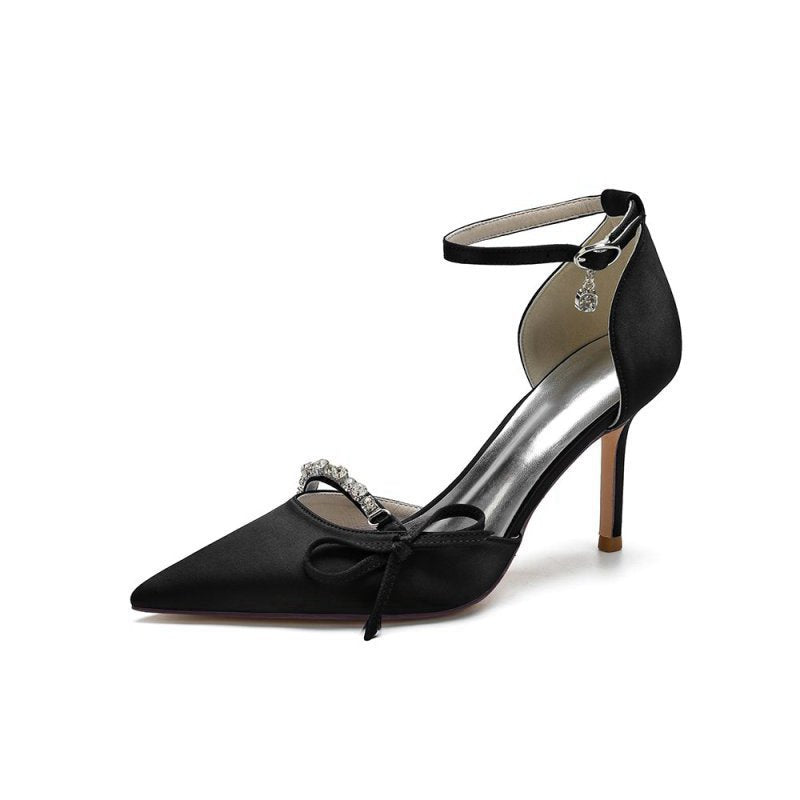 Pointed Toe Party Heels with Bow
