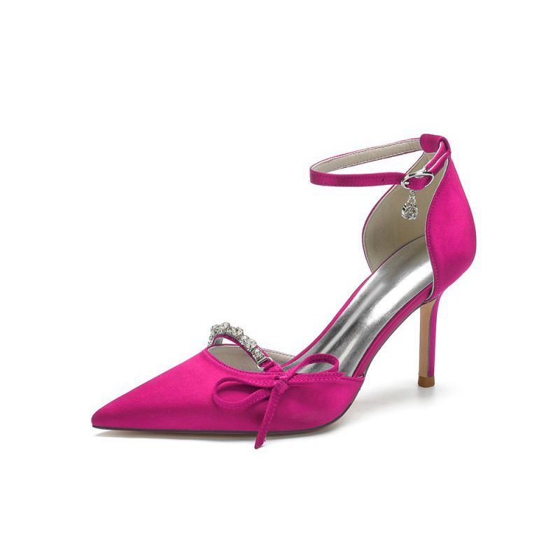 Pointed Toe Party Heels with Bow