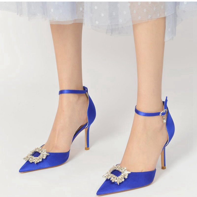 Pointed Toe Rhinestone Party Shoes