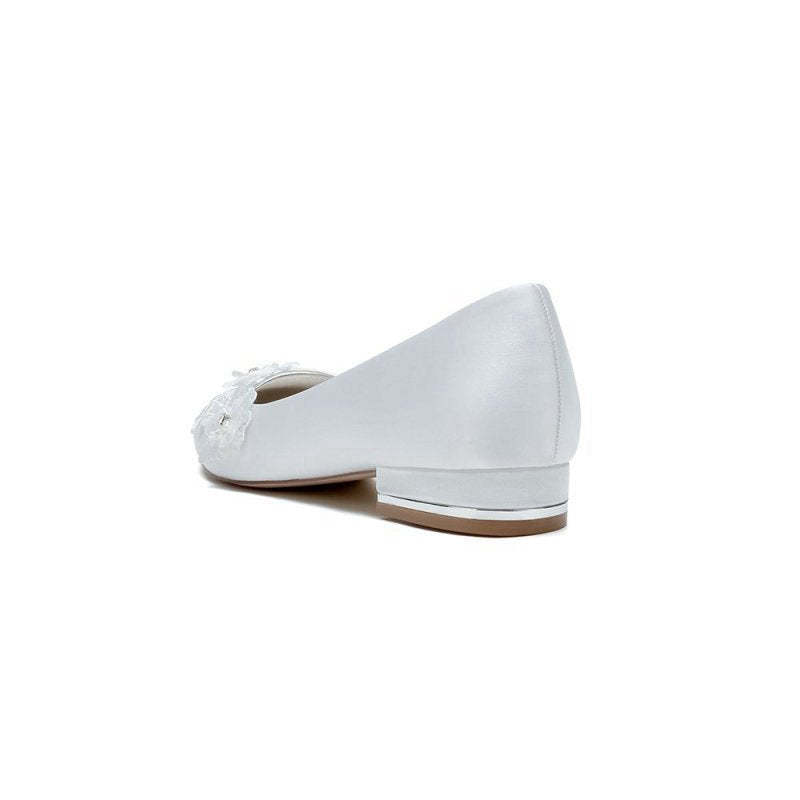Retro Low Heel Shoes with Lace