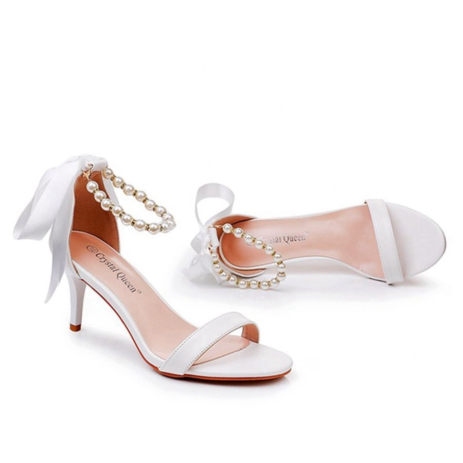 Open Toe Stiletto Ankle-Strap Women's Shoes