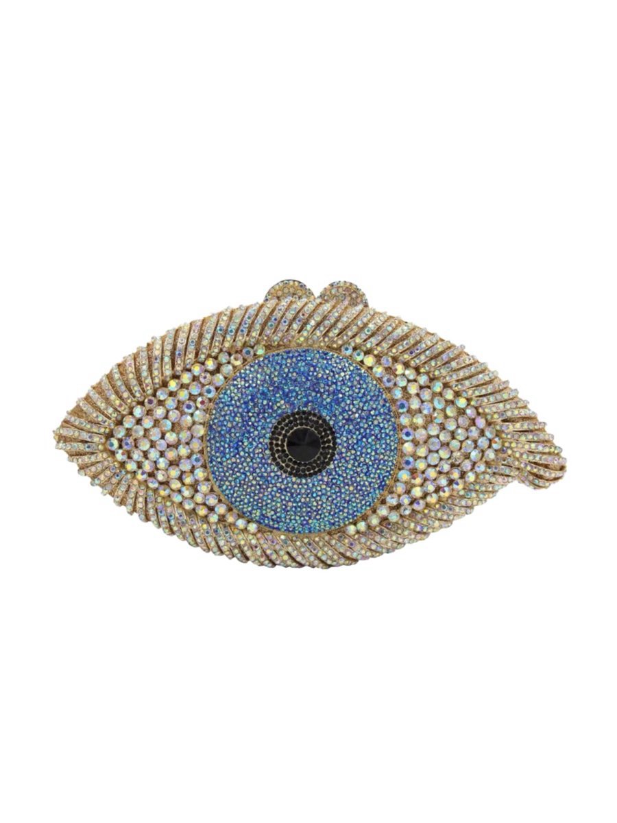Women's EYE SEE U Rhinestone Evening Clutch bags Handmade