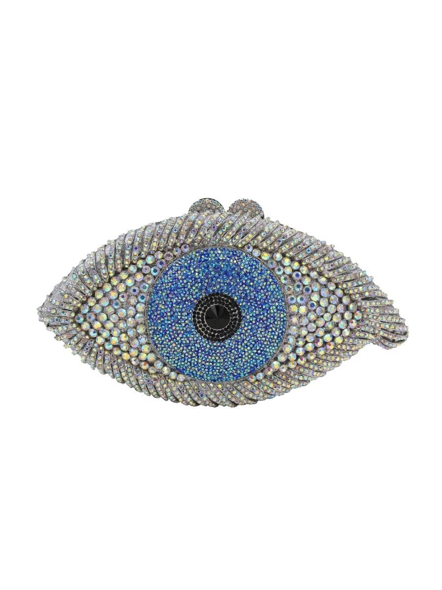 Women's EYE SEE U Rhinestone Evening Clutch bags Handmade