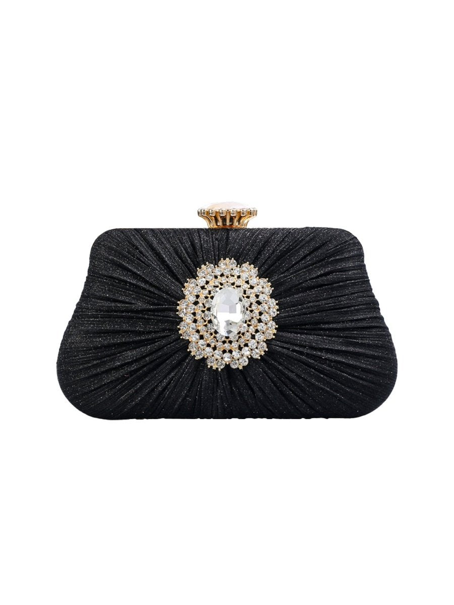Women's Large Rhinestone Evening Clutch Bags