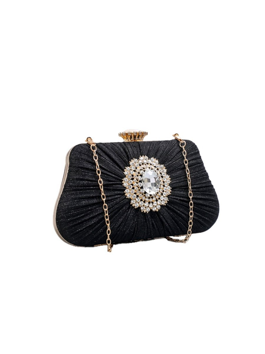 Women's Large Rhinestone Evening Clutch Bags