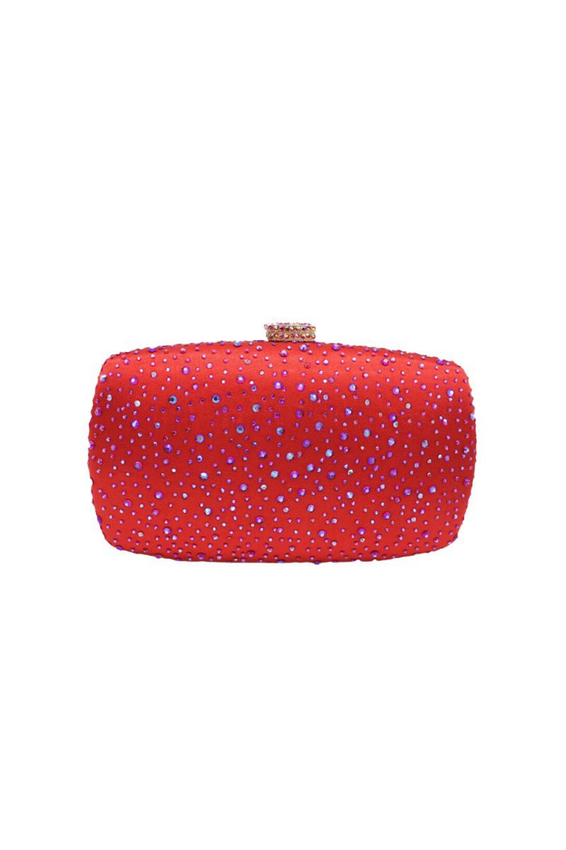 Women's Rhinestones Evening Clutch in Satin