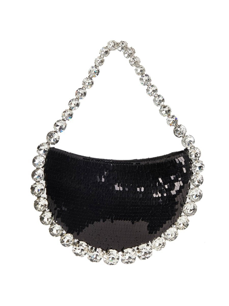 Women's Sparkling Rhinestone Shoulder Bag with PU Material