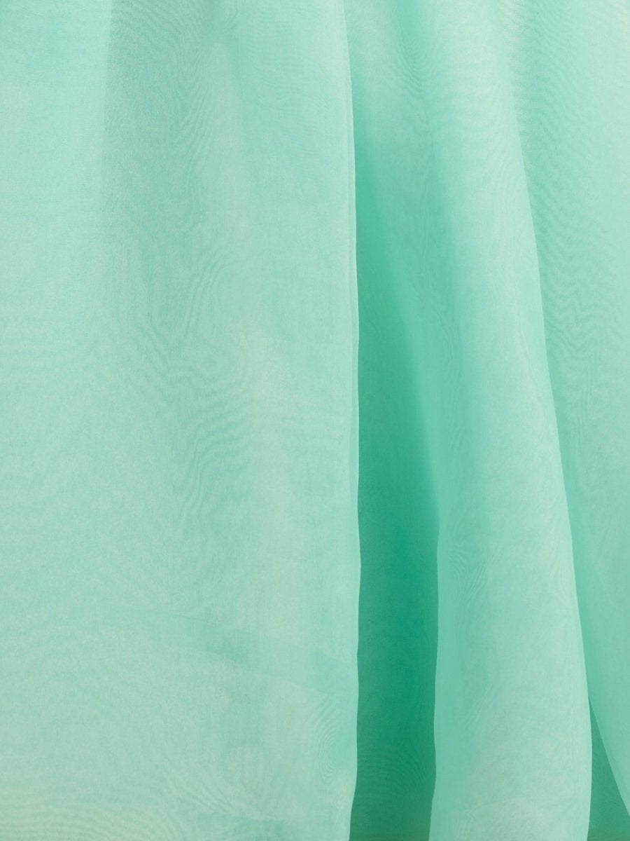 A-line One Shoulder Organza Ruffled Homecoming Dresses