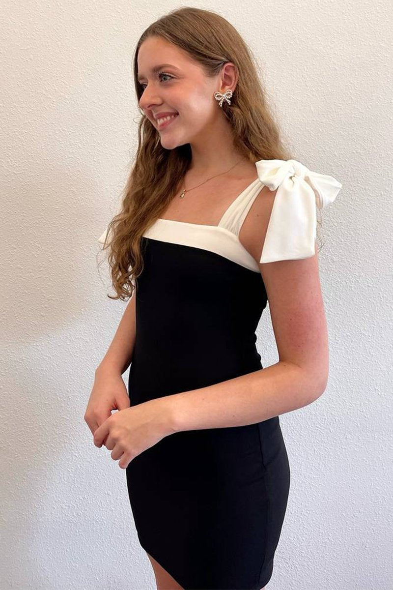 Tie Shoulder and Mini Dresses