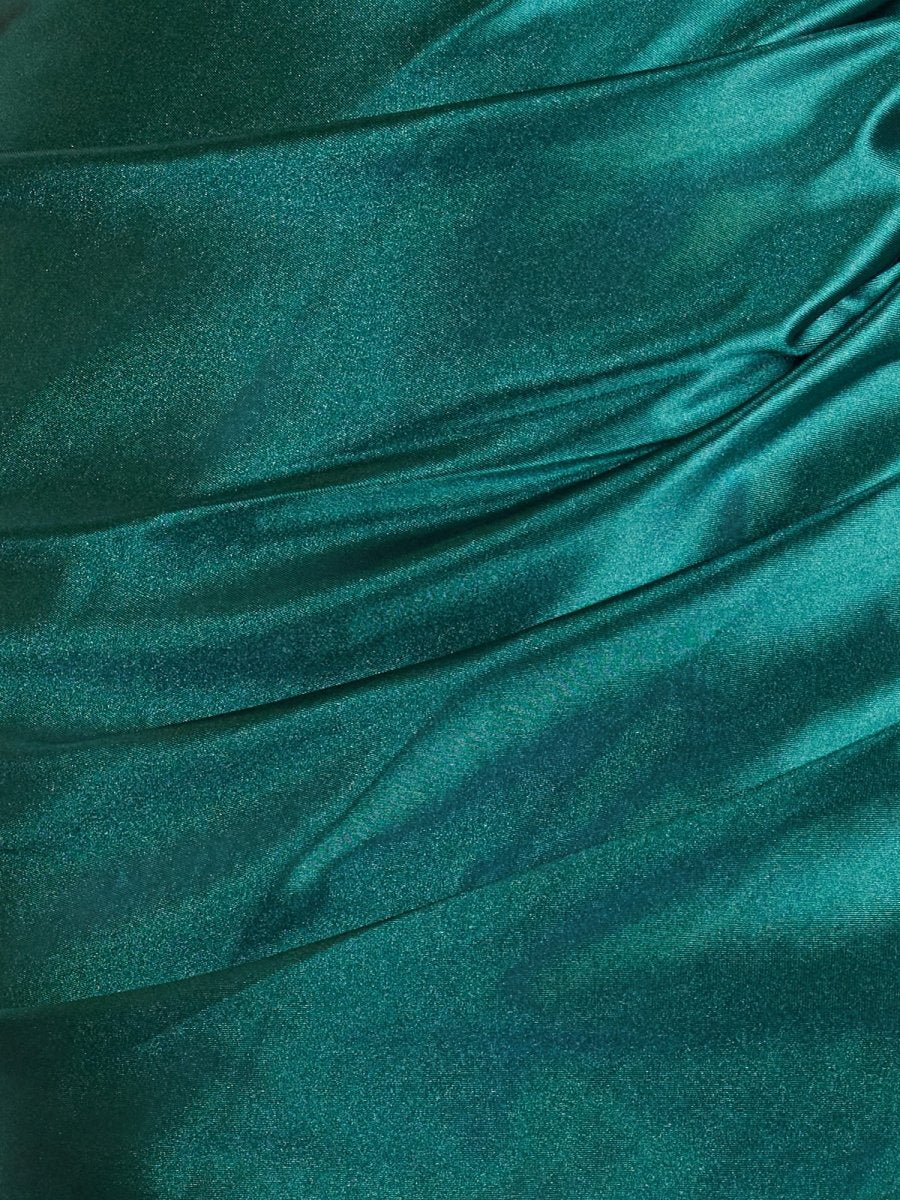 Sheath One Shoulder Satin Tight Homecoming Dresses