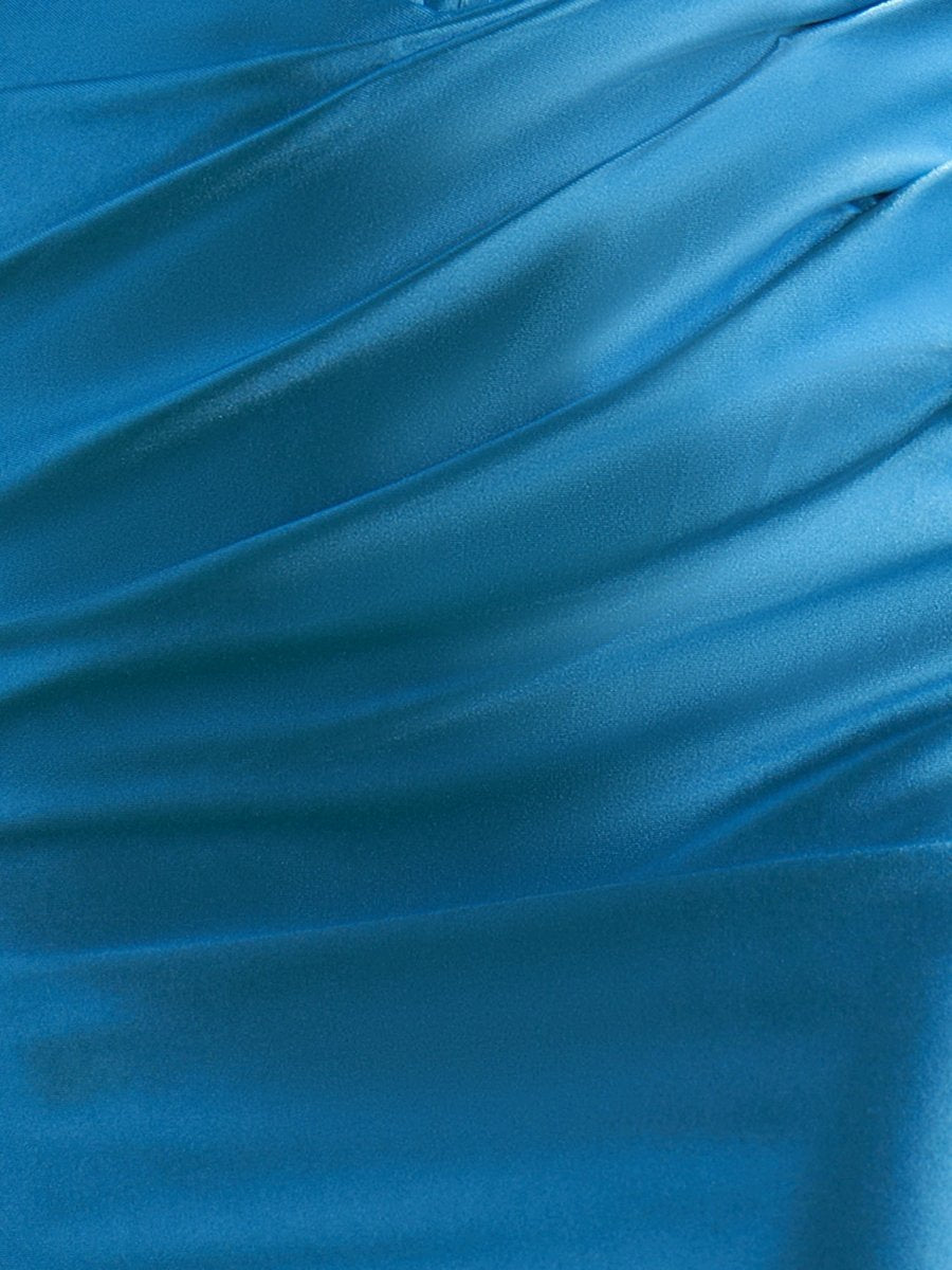 Sheath Off the Shoulder Short Satin Homecoming Dresses