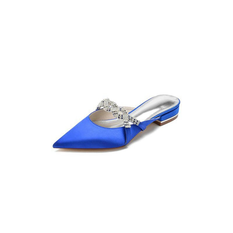 Glitter Crystal Embellished Kitten Sandals