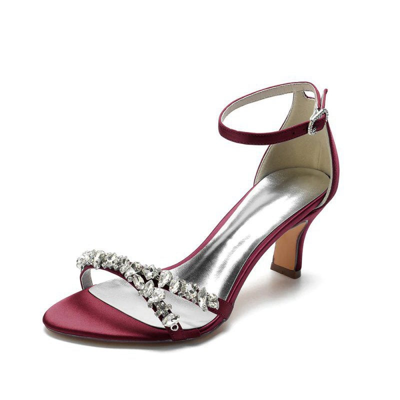 Simple Round Toe Chunky Heel Pumps
