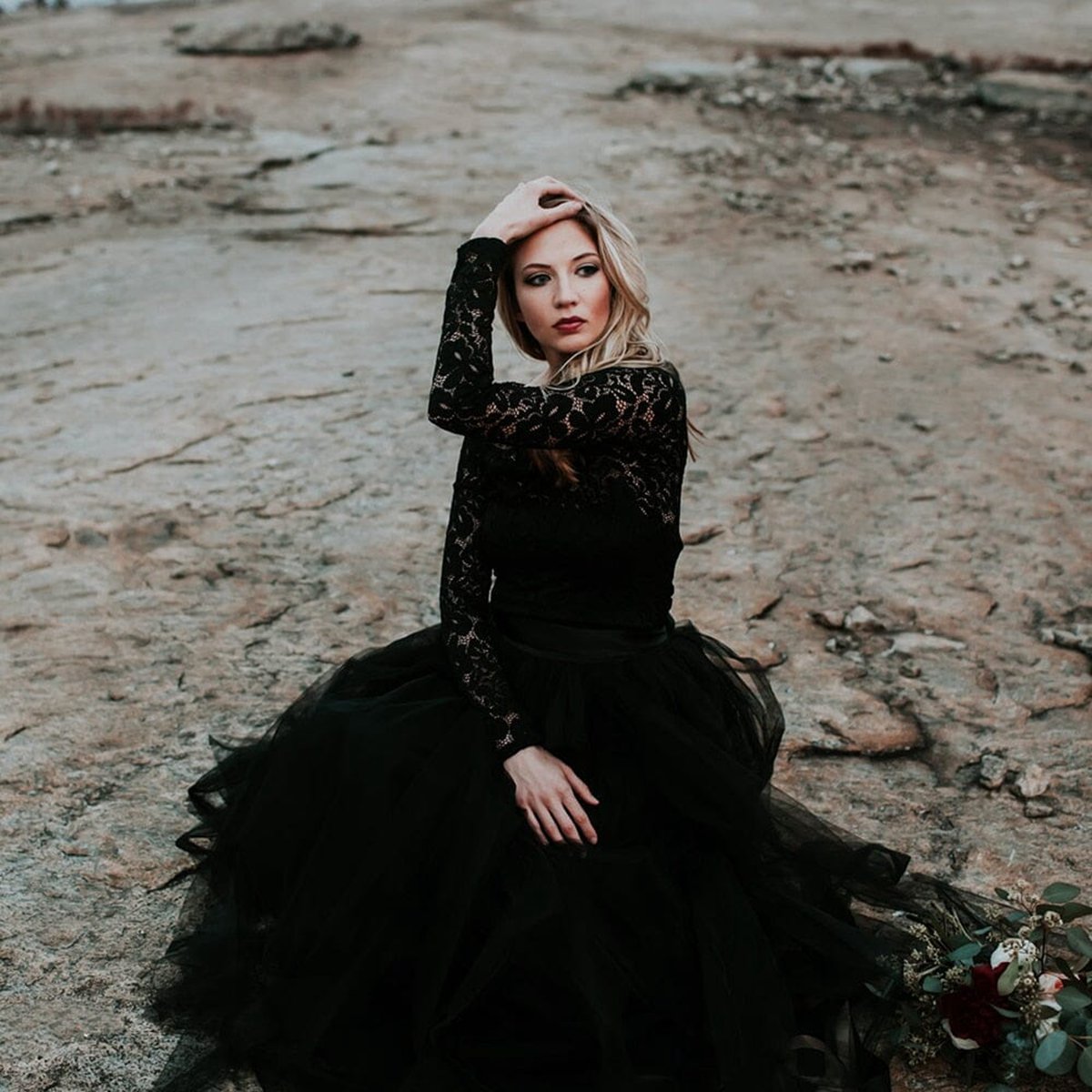 A-line Lace Appliqued Wedding Dresses with Train