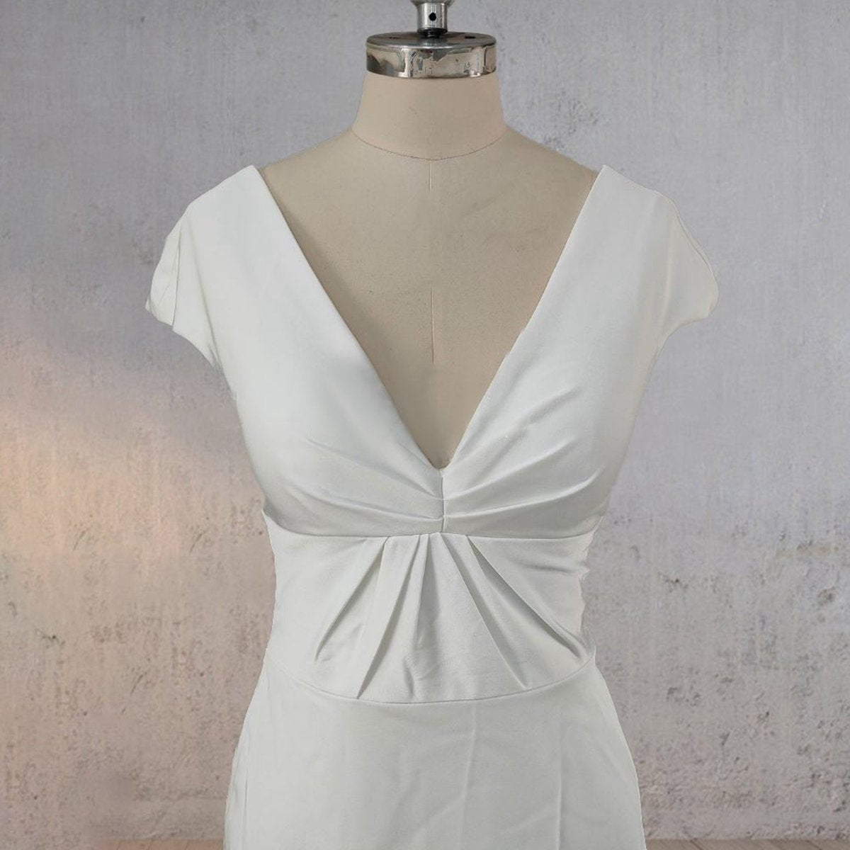 Mermaid Satin Sweep Train Wedding Dresses with Train