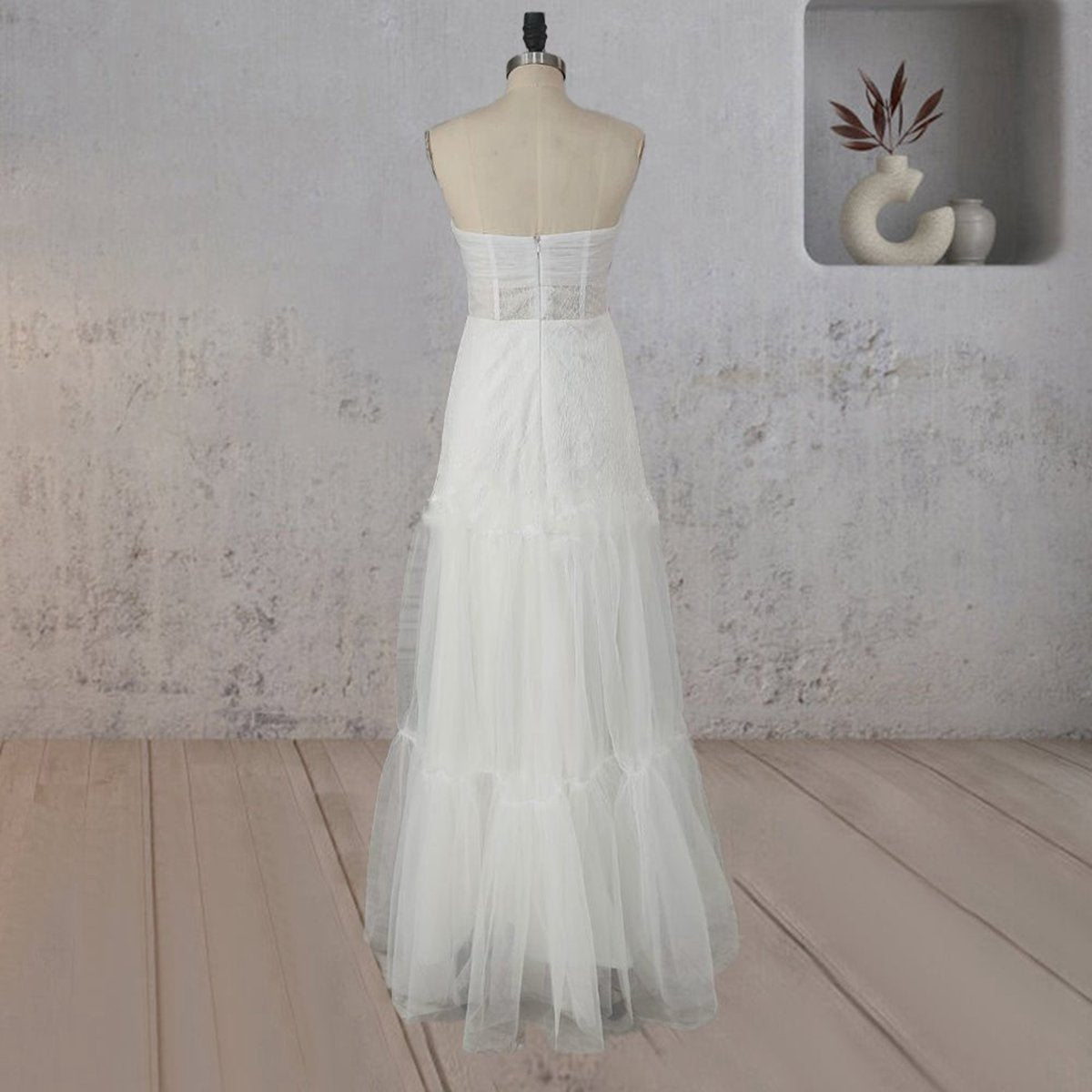 A-line Sweetheart Strapless Enchantment Wedding Dresses
