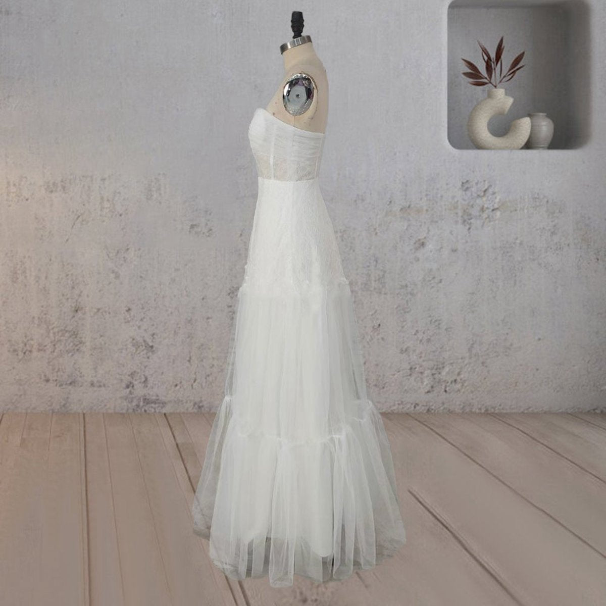 A-line Sweetheart Strapless Enchantment Wedding Dresses