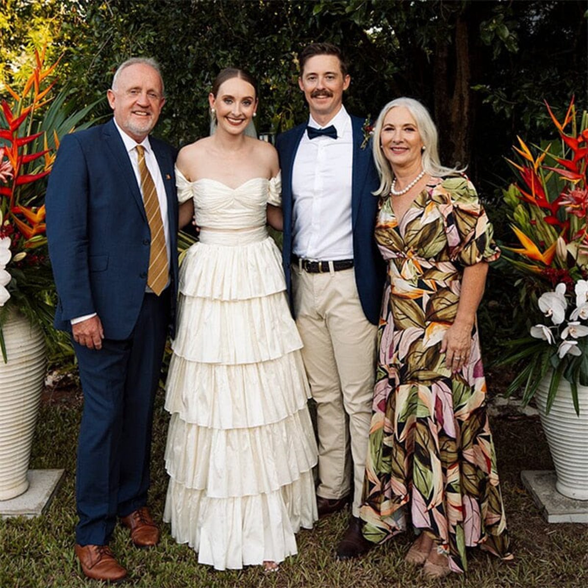 A-line Beige Multi-TieRuffles Wedding Dresses
