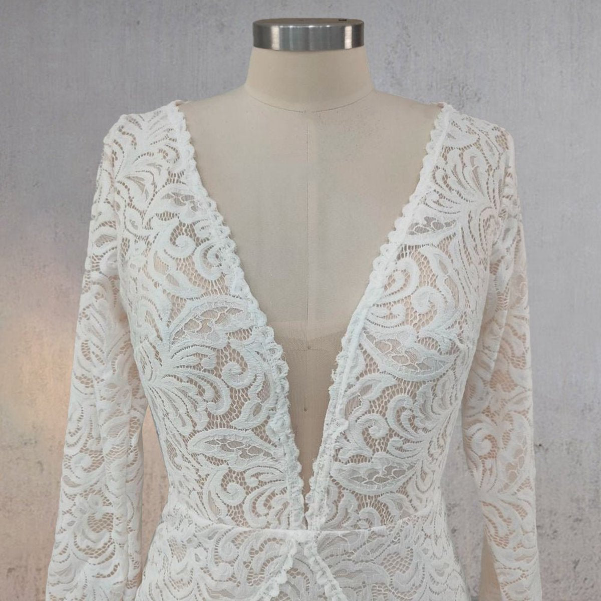 Mermaid Whisper Lace Embroidery Bridal Gown Wedding Dresses