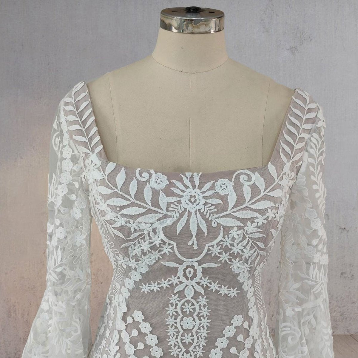 Mermaid Enchantment Flower Prints Wedding Dresses