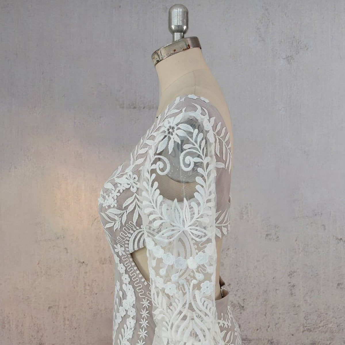Mermaid Enchantment Flower Prints Wedding Dresses