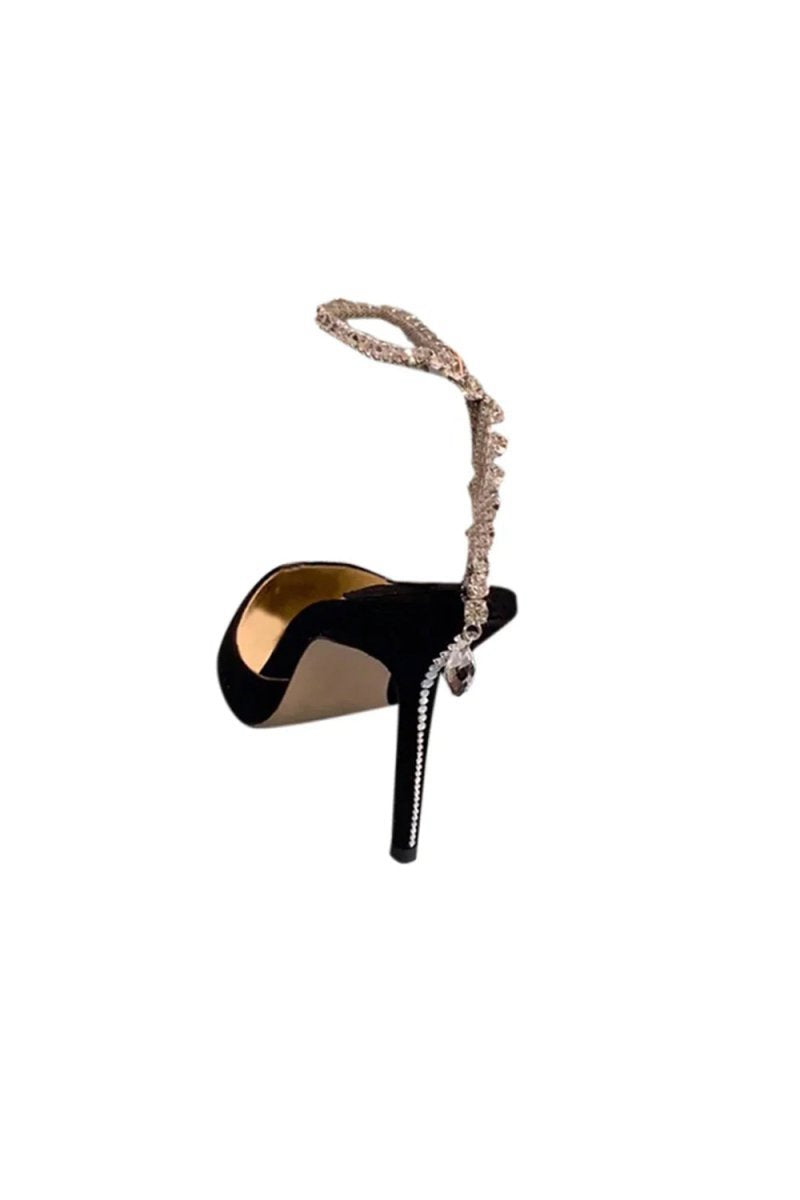 Off Stiletto Ankle High Heel Sandals
