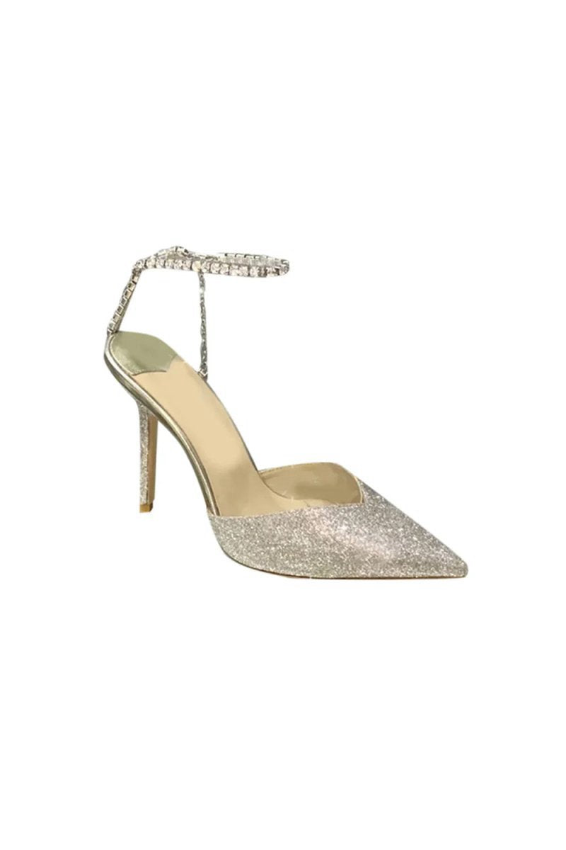 Off Stiletto Ankle High Heel Sandals