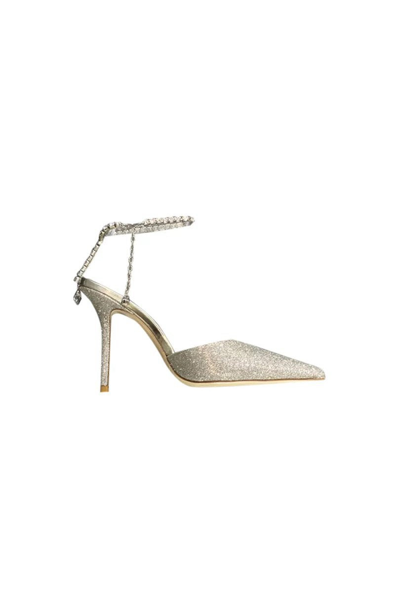 Off Stiletto Ankle High Heel Sandals