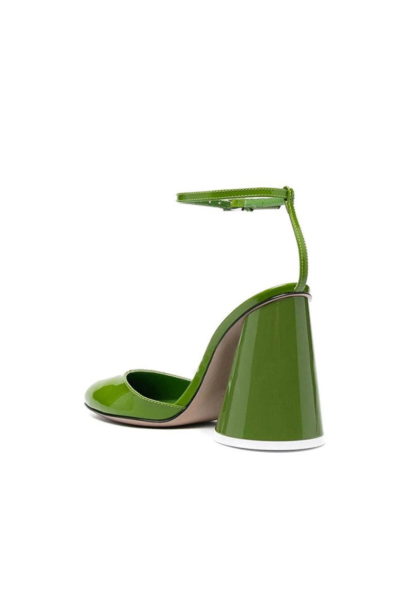Ankle Strap Block Heel Sandals