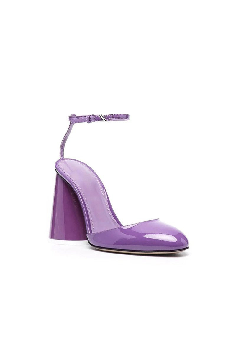 Ankle Strap Block Heel Sandals