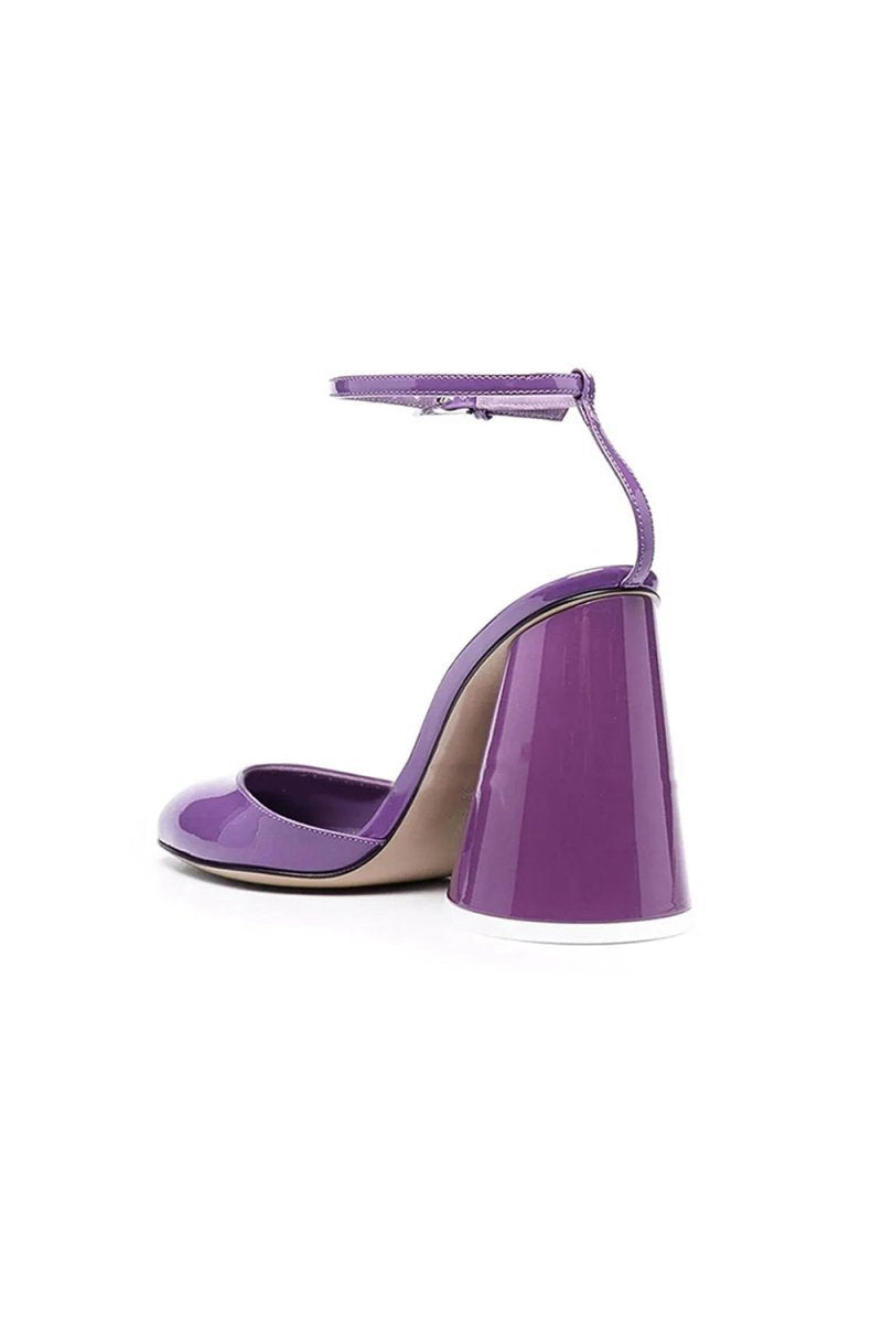 Ankle Strap Block Heel Sandals