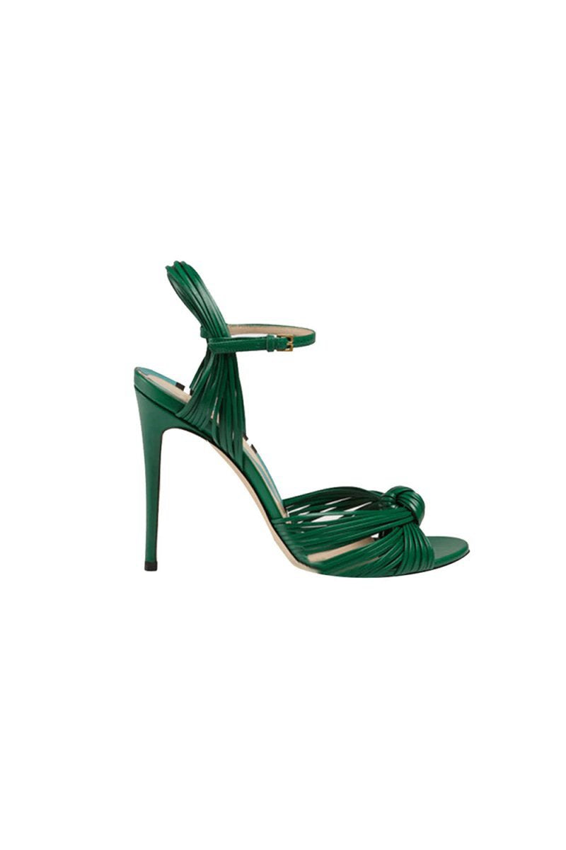 Knotted Stiletto High Heel Sandals
