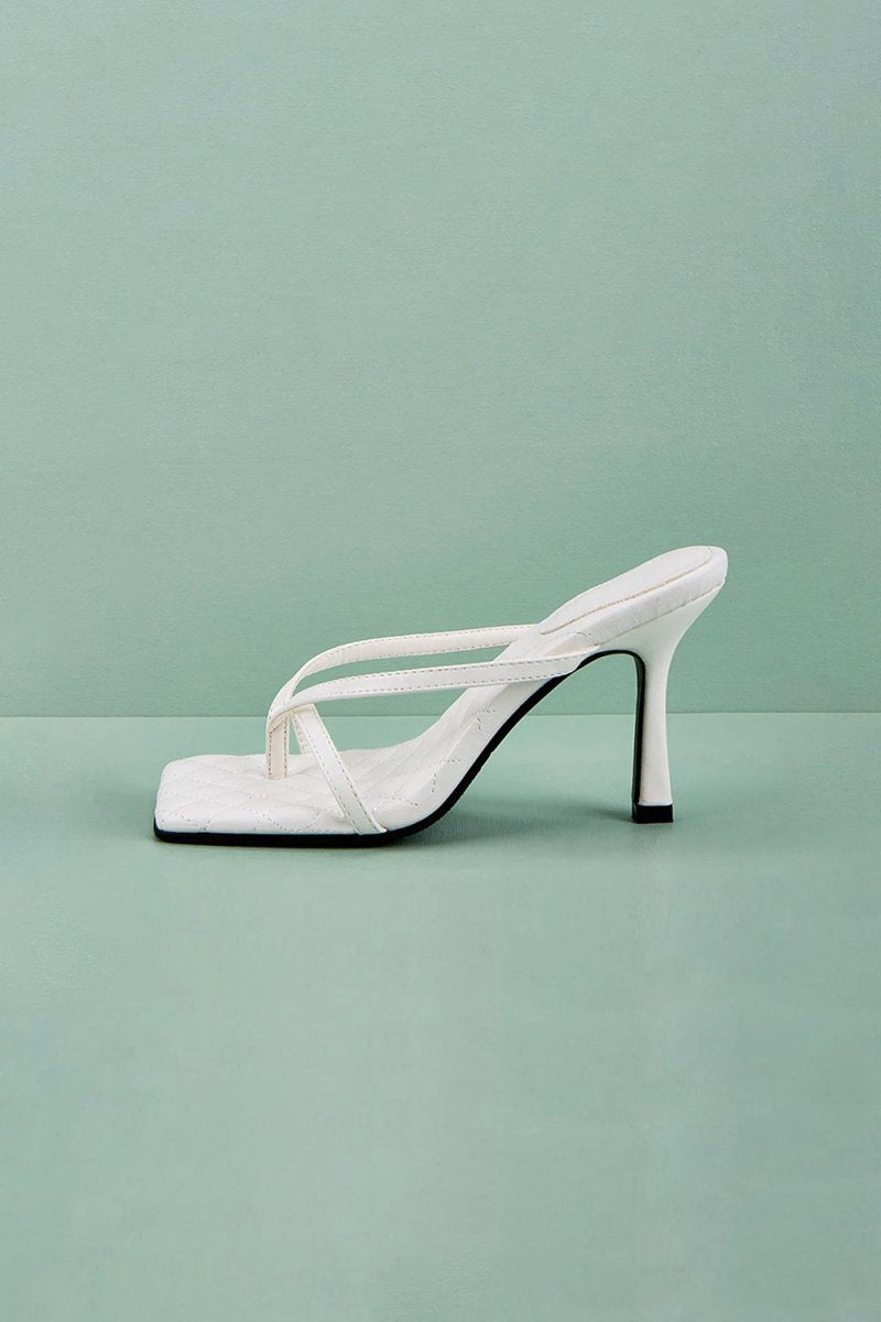 Outdoor Peep Toe Sandals Stiletto Heel Microfiber Leather Fashion Shoes