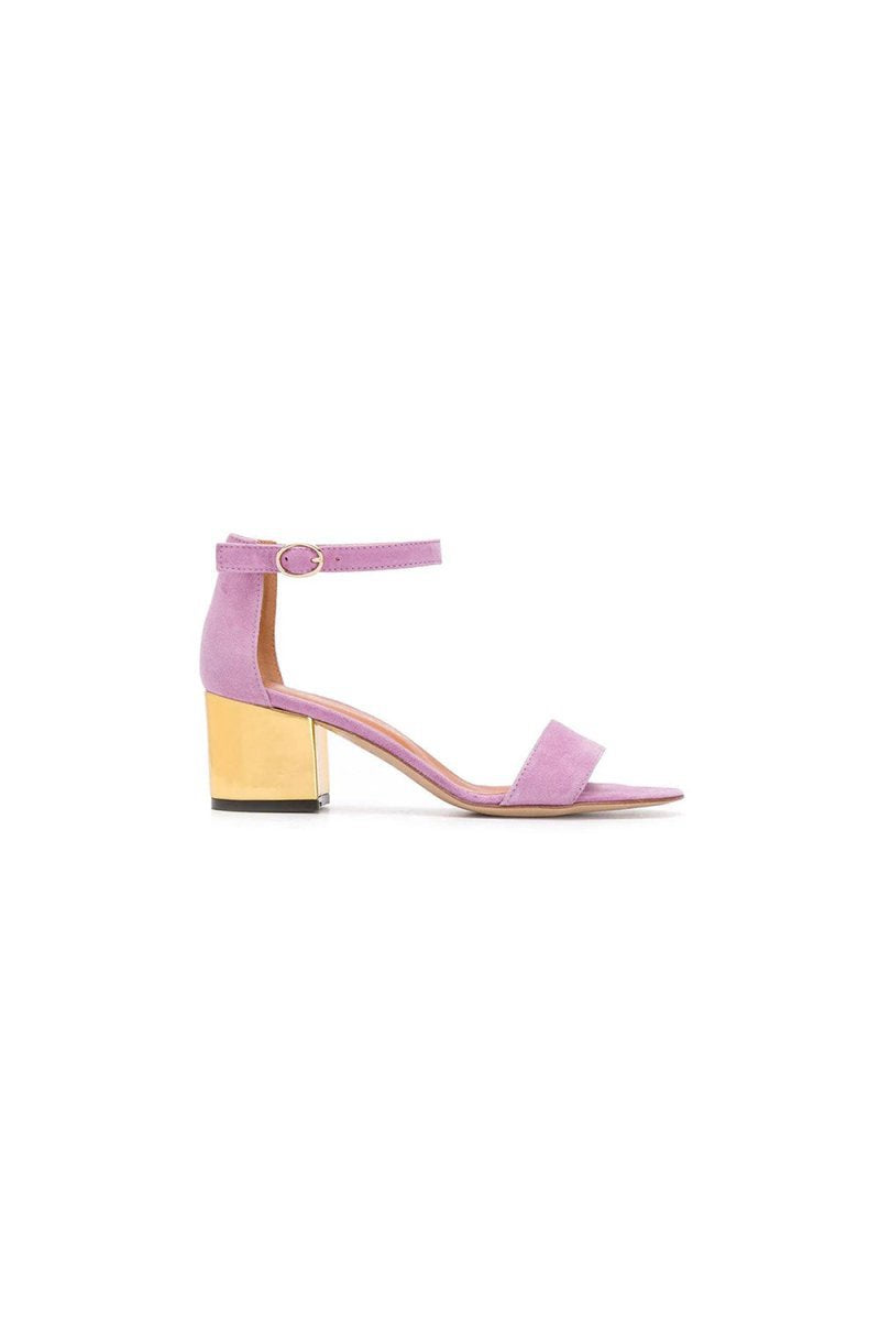 Party Suede Peep Toe Sandals Chunky Heel Evening Shoes With Ankle Strap