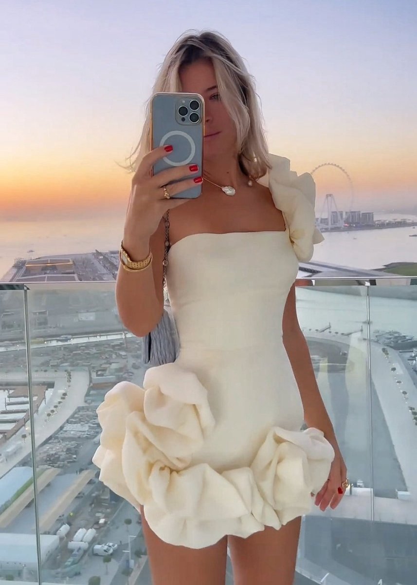 Strapless Bodycon Homecoming Dresses with Ruffles