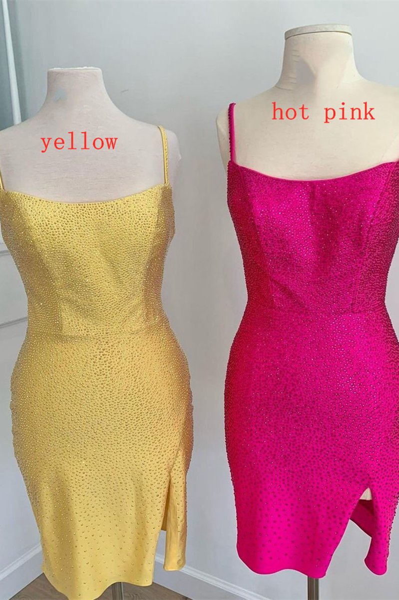 Short Tight Homecoming Dresses with Lace Up