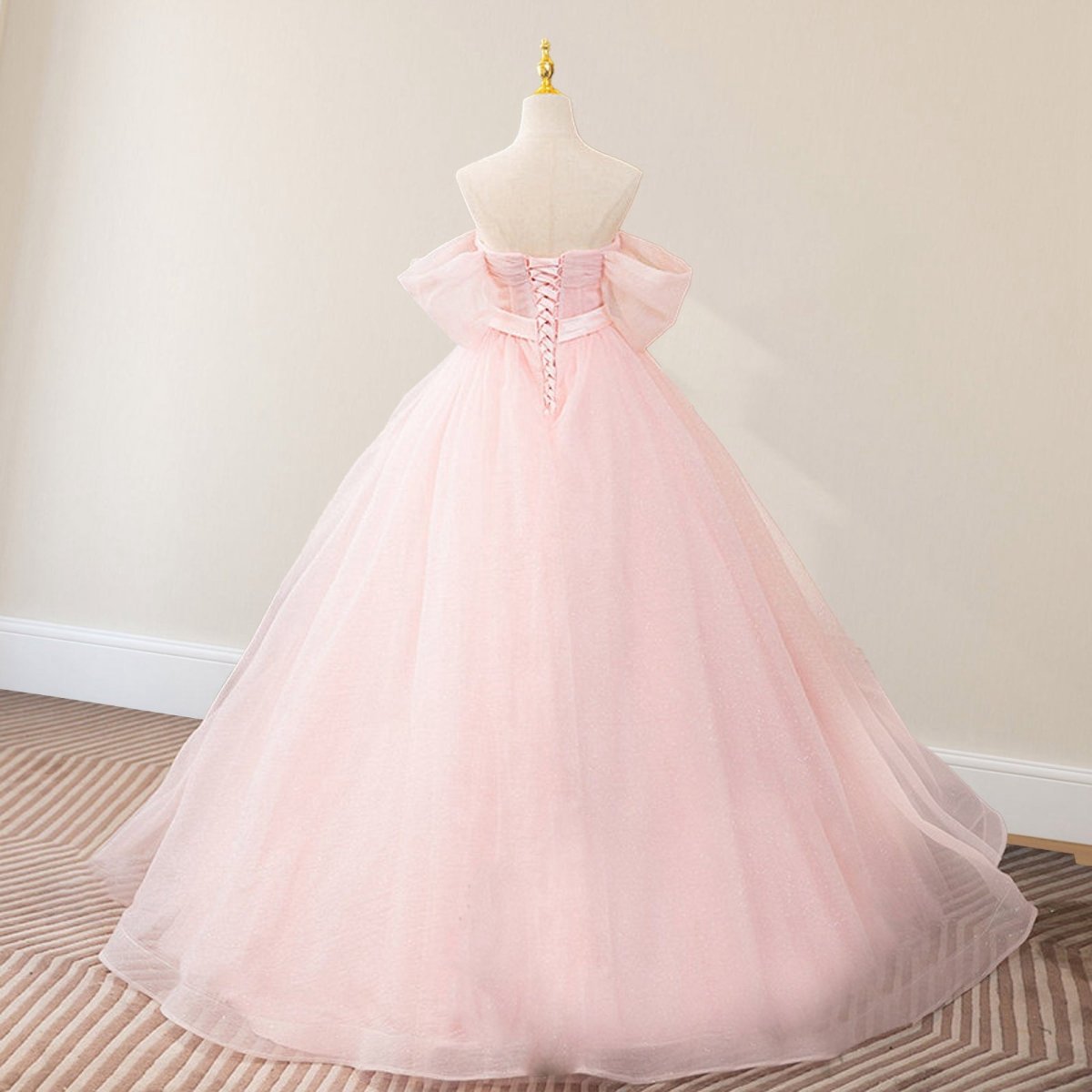 A-line Tulle Sweetheart Floor-Length Wedding Dresses with Sashes