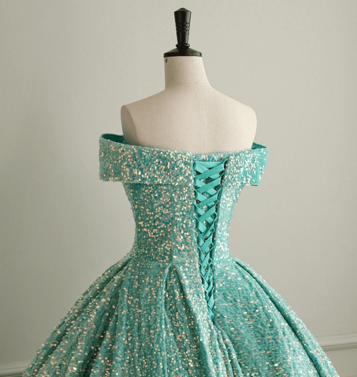 Quinceanera Dresses Sequin Off the Shoulder Ball Gown Dresses