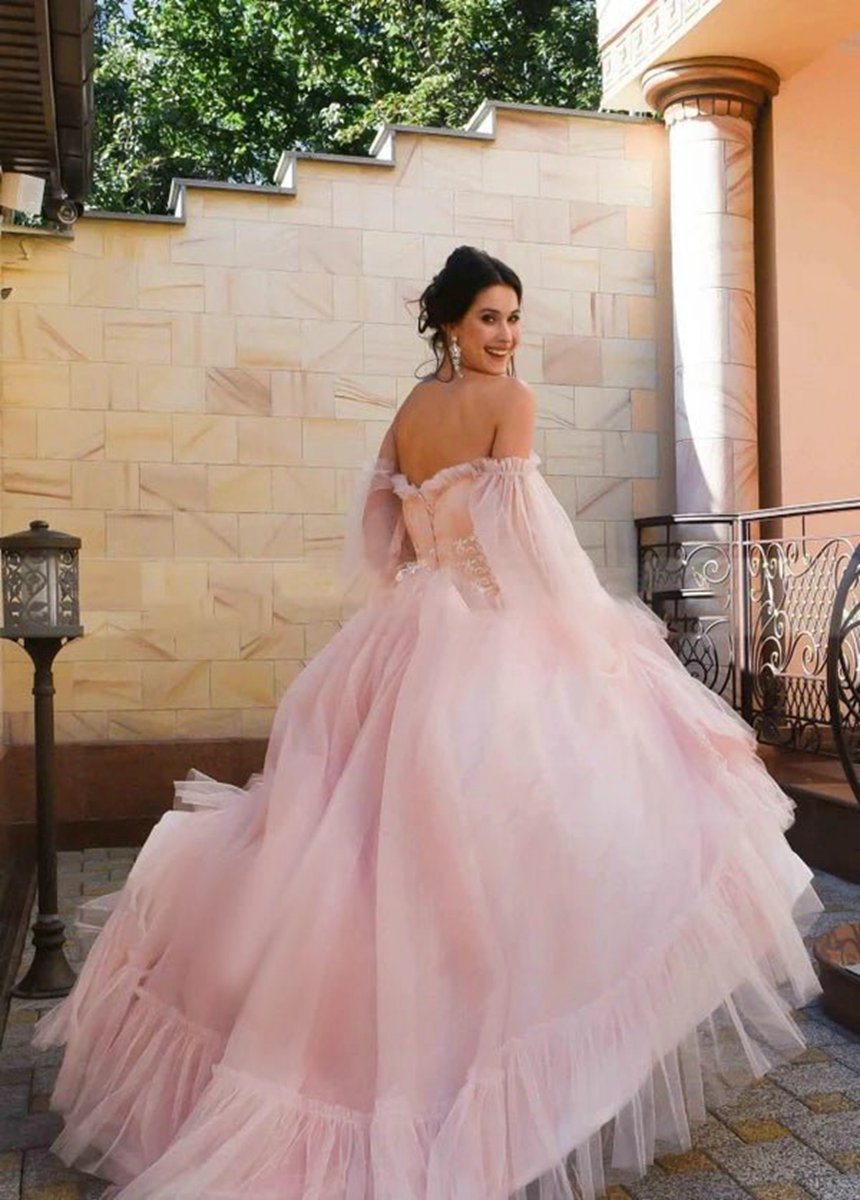 Bohemian Unique Sweetheart Long-Sleeve Wedding Dresses