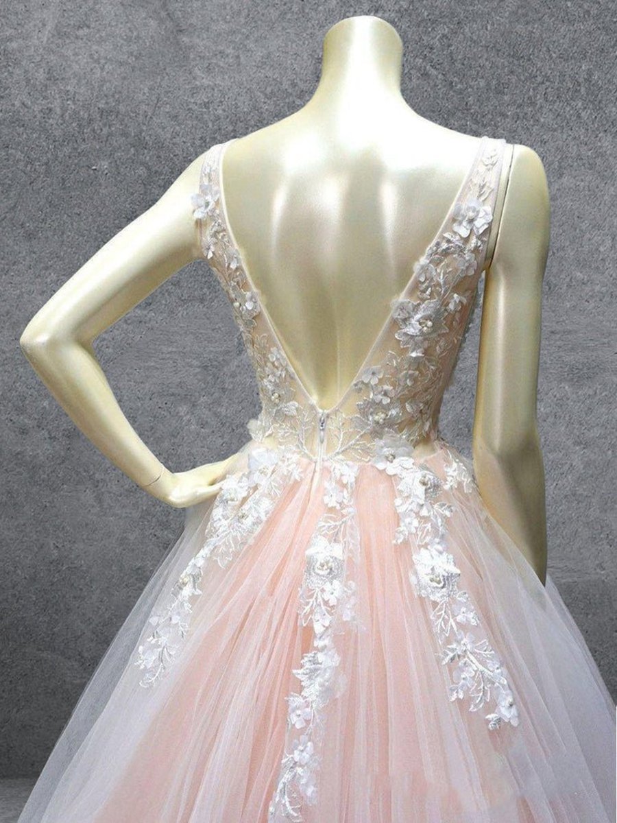 Turquoise Lace Applique Ball Gown Long Ball Gowns Quinceanera Dresses