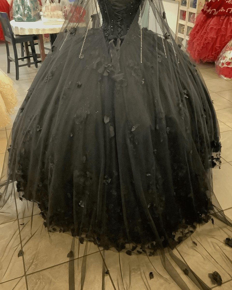 Ball Gown Quinceanera Dresses with Flowers