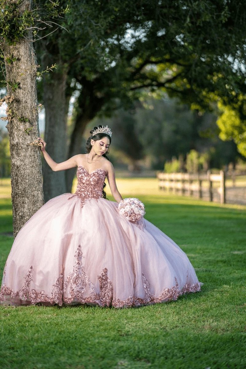 Sweetheart Neckline Quinceanera Ball Gown Dresses