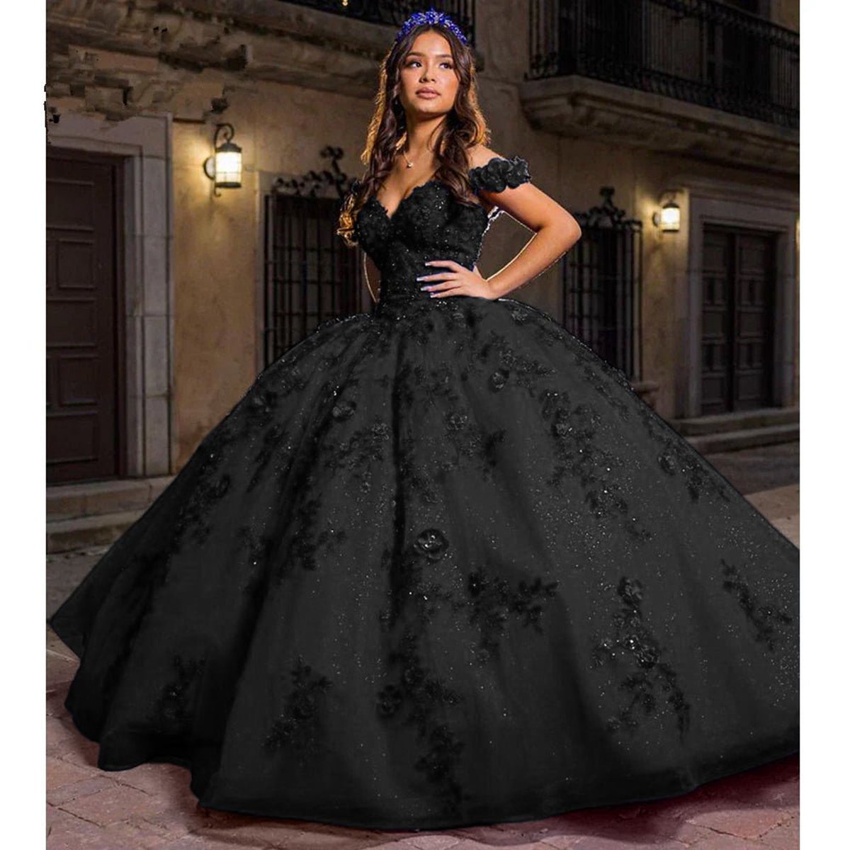 Off the Shoulder Puffy Quinceanera Dresses