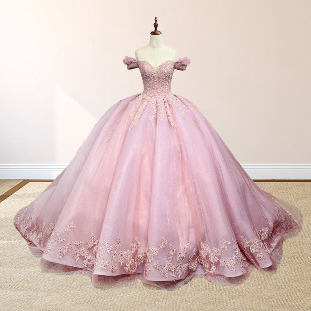Ball Gown Off the Shoulder Quinceanera Dresses