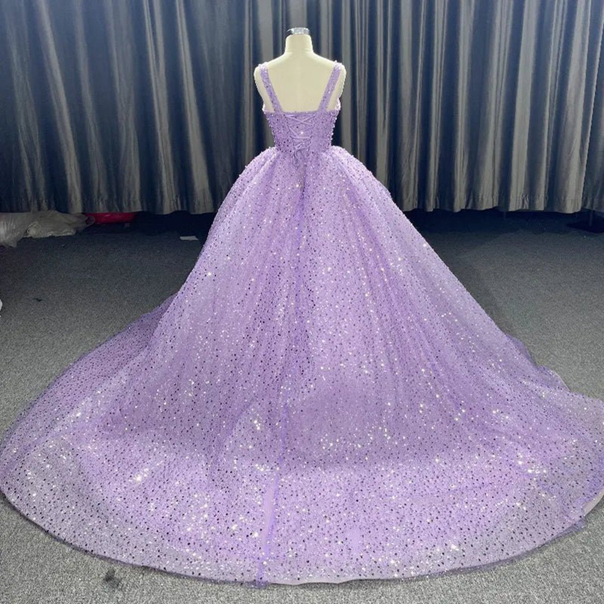 Sweetheart Sequined Evening Party Dresses