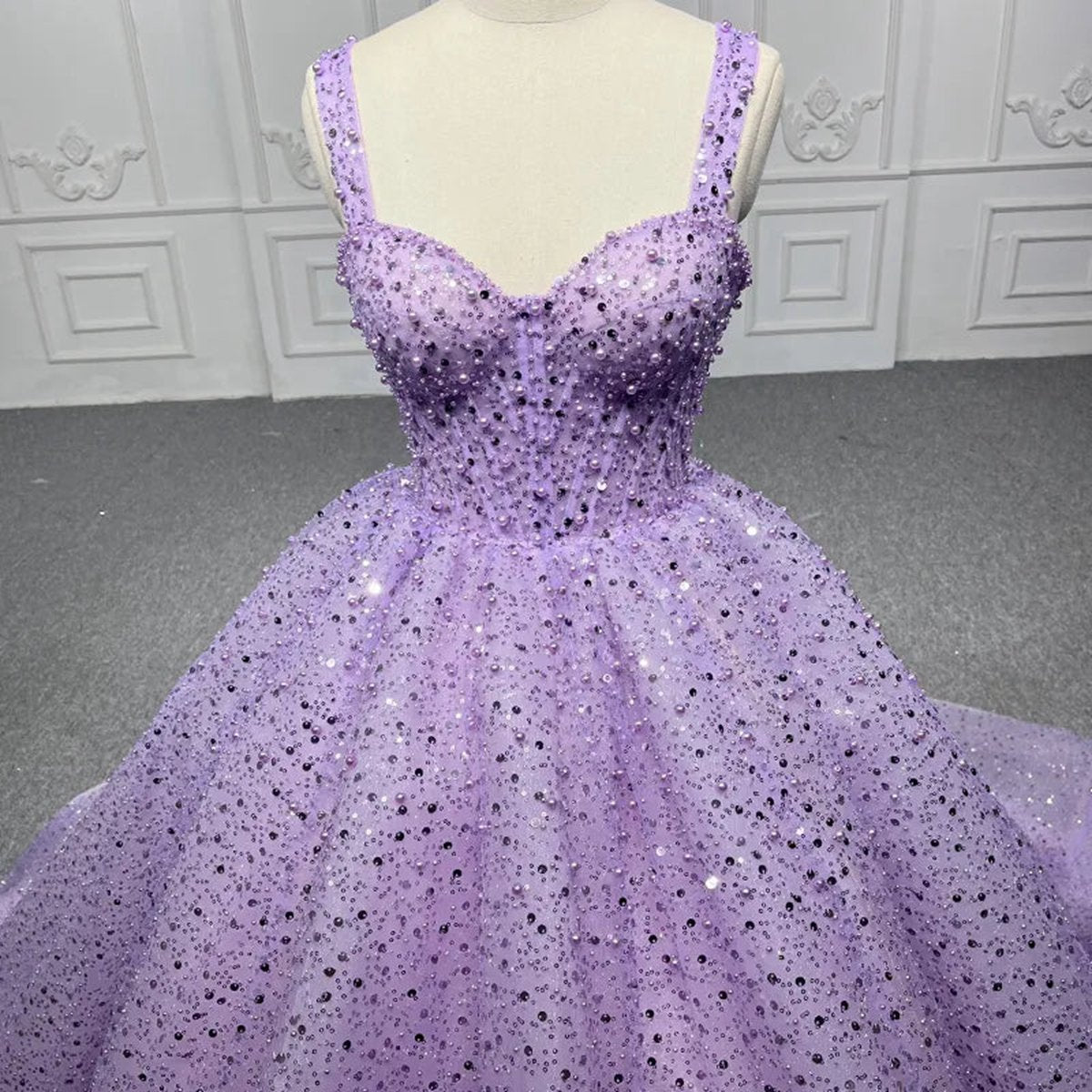 Sweetheart Sequined Evening Party Dresses