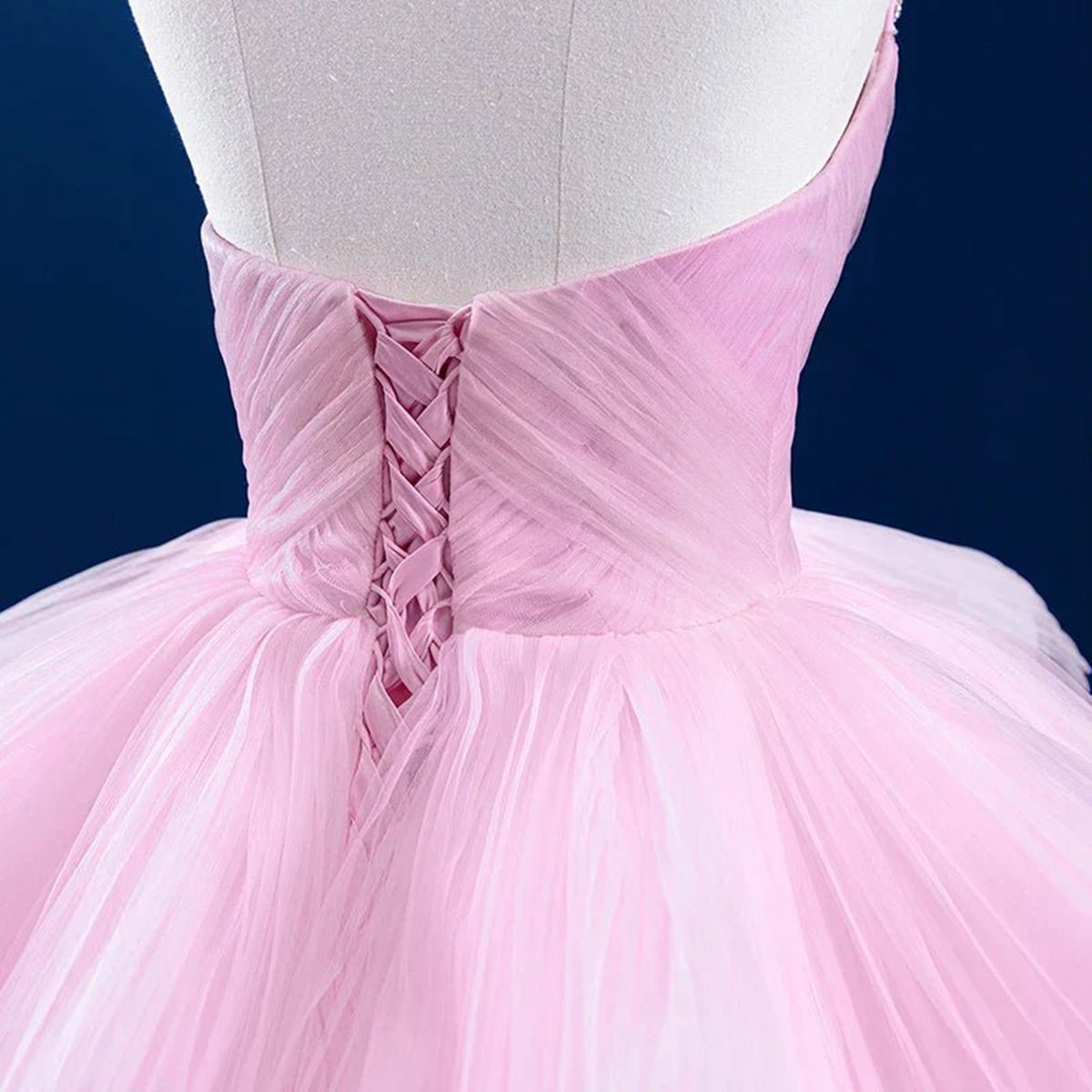 Quinceanera Dresses Simple Tie Ball Gown Elegant Lace Up Long Evening Dresses with Diamonds