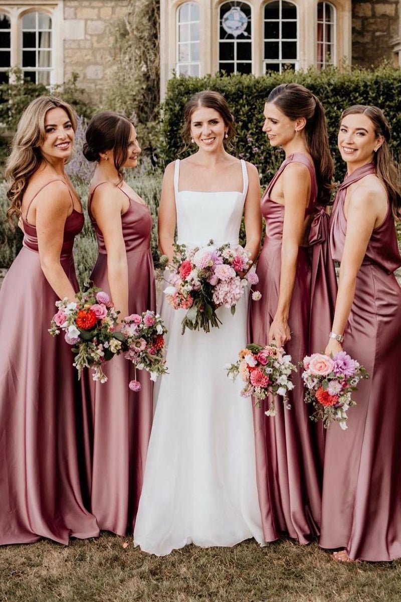 Chaming A-line Square Neck Wedding Dresses