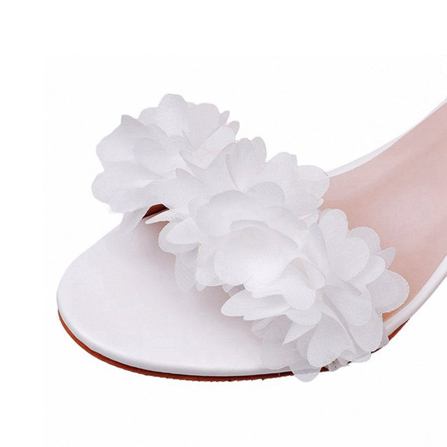 Floral Open Toe Ankle-Strap Beach Sandals